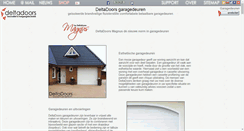 Desktop Screenshot of garagedeuren.deltadoors.nl