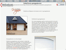 Tablet Screenshot of garagedeuren.deltadoors.nl