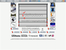 Tablet Screenshot of deltadoors.nl